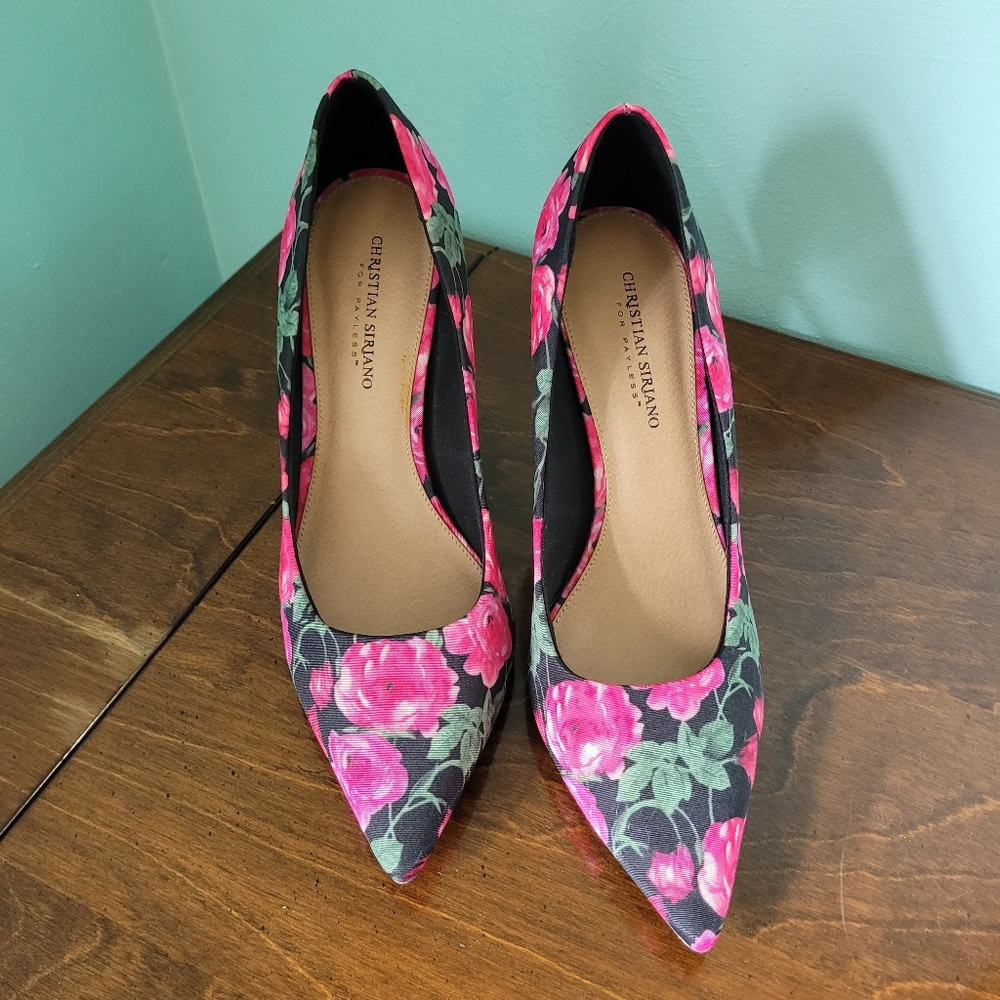 Floral heels